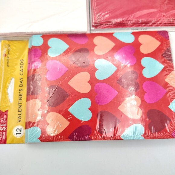 Valentines Day American Greetings Cards Assorted Lot of 3 Packs Love Hearts - Picture 7 of 12